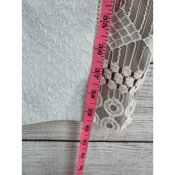 Beguile by Byron Lars Floral Brocade Lace Dress Women's Size‎ 0 Cream/Tan Lined - Picture 12 of 13